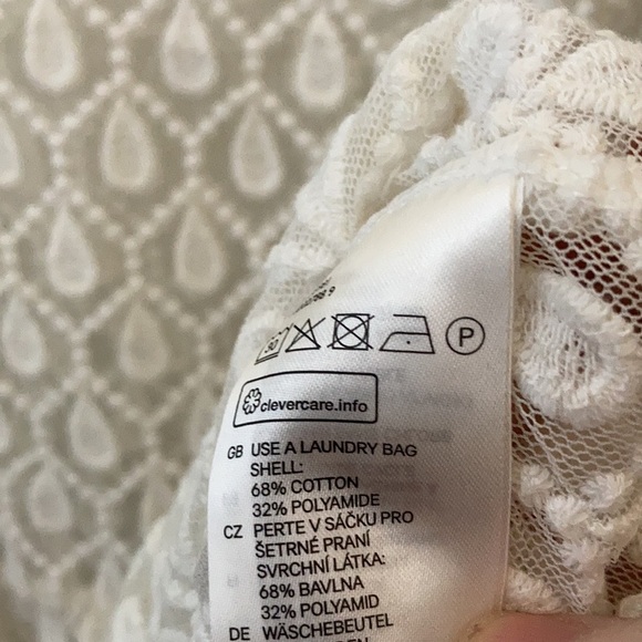 FINAL MARKDOWN H&m peplum style top large - Picture 3 of 3